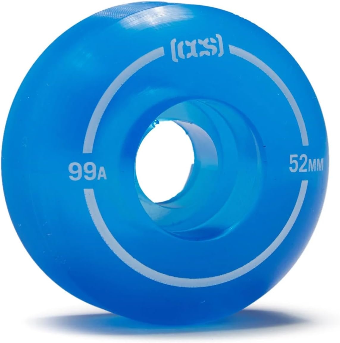image:imageCCS Clear Skateboard Wheels Bundle Professional Grade Polyurethane Size 52mm 99A Durometer 18 Riser Pads amp Skate Tool Included BlueBlue