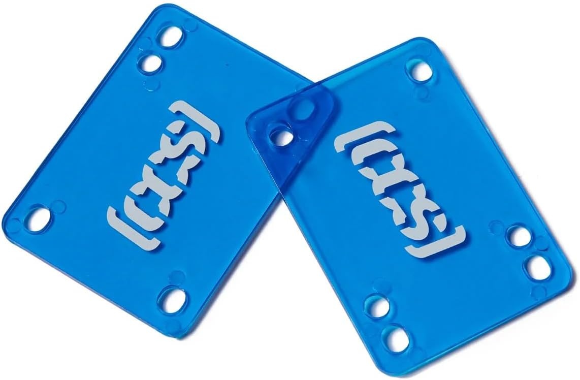 image:imageCCS Clear Skateboard Wheels Bundle Professional Grade Polyurethane Size 52mm 99A Durometer 18 Riser Pads amp Skate Tool Included BlueBlue