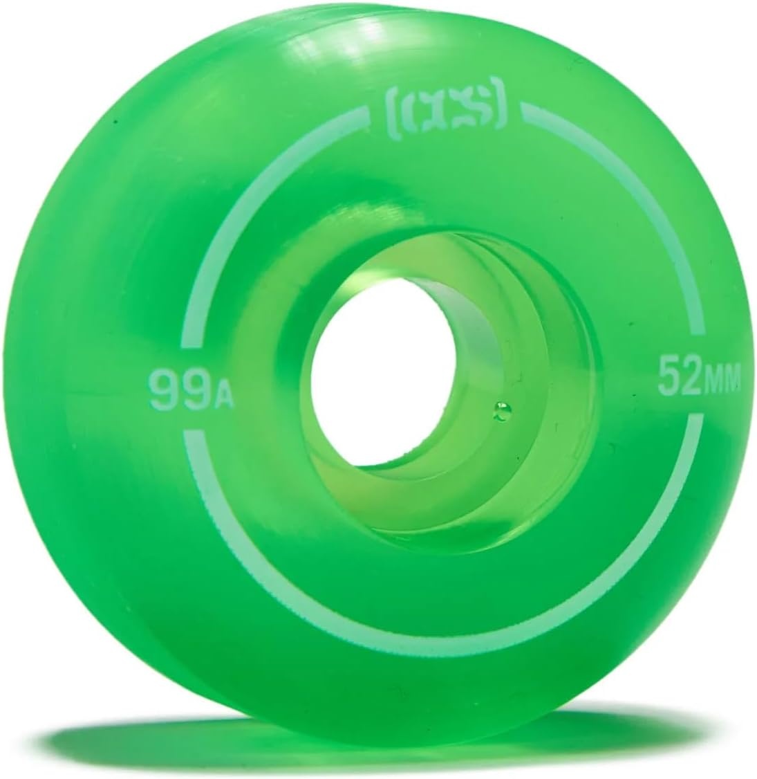 image:imageCCS Clear Skateboard Wheels Bundle Professional Grade Polyurethane Size 52mm 99A Durometer 18 Riser Pads amp Skate Tool Included BlueGreen