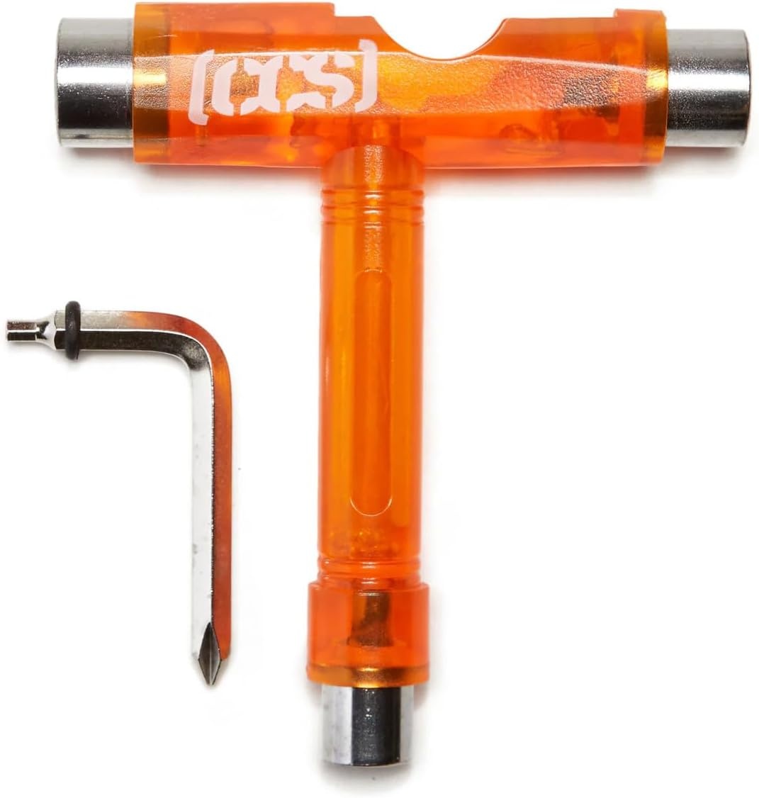 image:imageCCS Clear Skateboard Wheels Bundle Professional Grade Polyurethane Size 52mm 99A Durometer 18 Riser Pads amp Skate Tool Included BlueOrange