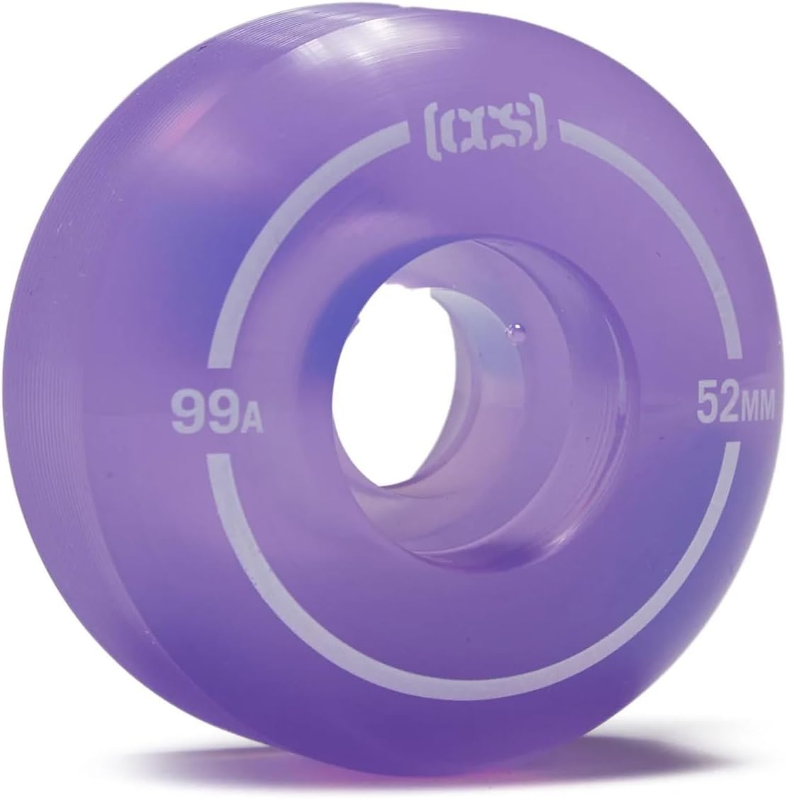 image:imageCCS Clear Skateboard Wheels Bundle Professional Grade Polyurethane Size 52mm 99A Durometer 18 Riser Pads amp Skate Tool Included BluePurple