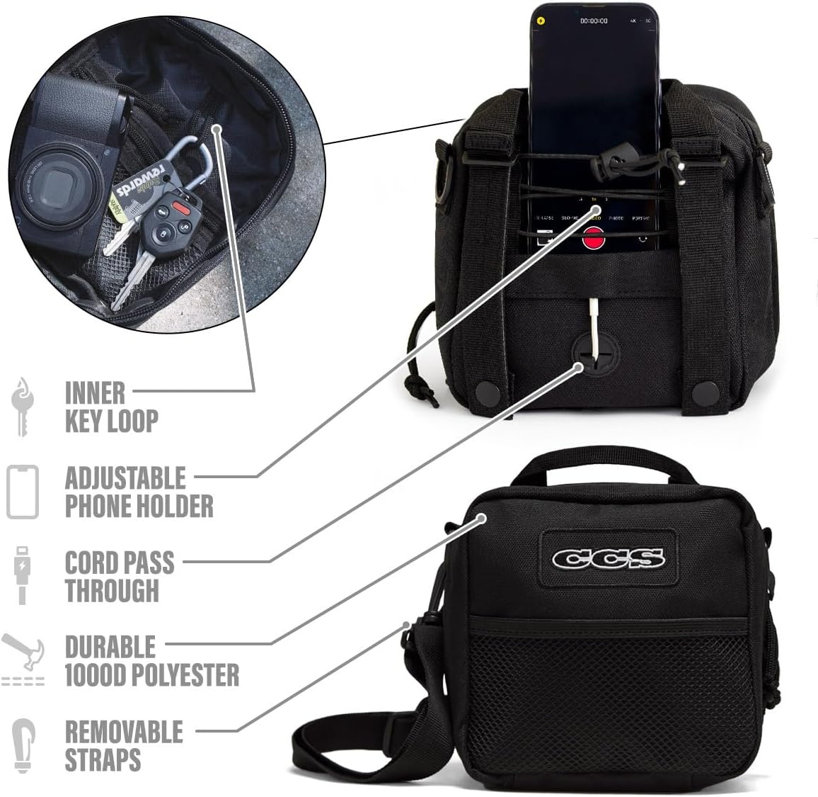 image:imageCCS Emergency Skate Kit Hardware Grip amp Skate Tool Bearings Wax amp Shoe Laces Options Skate Trip Essentials Utility Bag IncludedBag Only