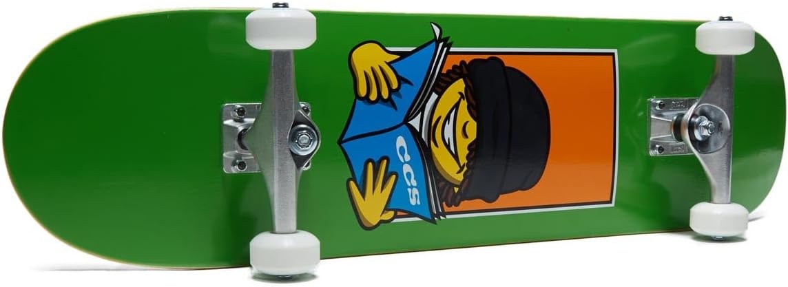 image:imageCCS Graphic Skateboard Complete Maple Wood Professional Grade Fully Assembled with Skate Tool amp Stickers Adults Kids Teens Youth Boys amp GirlsCatalog Kid Green