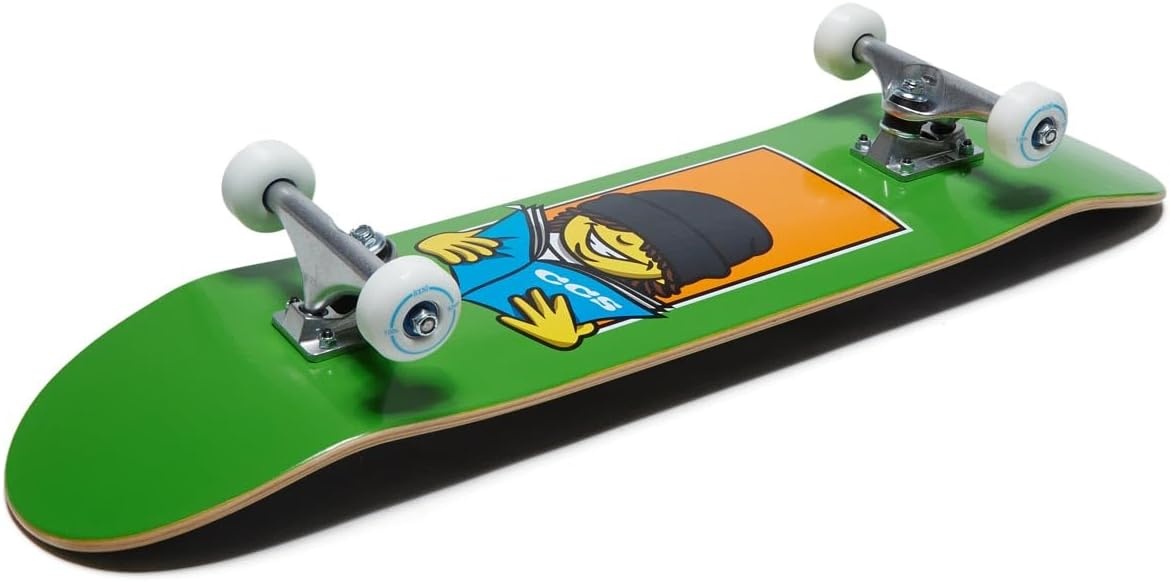 image:imageCCS Graphic Skateboard Complete Maple Wood Professional Grade Fully Assembled with Skate Tool amp Stickers Adults Kids Teens Youth Boys amp GirlsCatalog Kid Green
