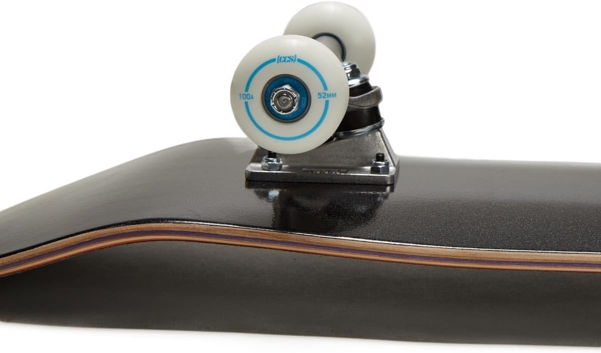 image:imageCCS Graphic Skateboard Complete Maple Wood Professional Grade Fully Assembled with Skate Tool amp Stickers Adults Kids Teens Youth Boys amp GirlsCheap Skates Tag Glitter Black