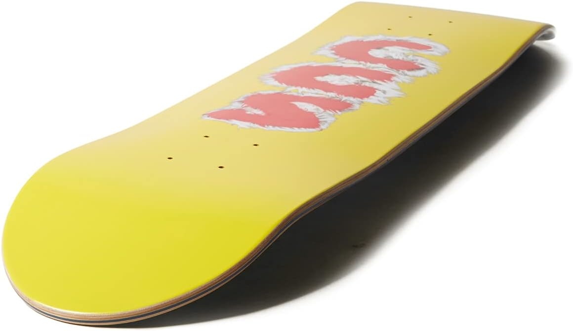 image:imageCCS Graphic Skateboard Deck 7 Ply Maple Wood Professional Grade Adults Kids Teens Youth Boys amp GirlsFurry Letters Yellow