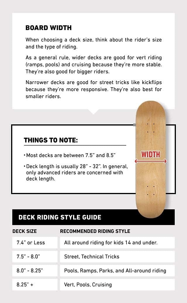 image:imageCCS Mini Skateboard Deck for Kids amp Youth 7 Wide 7 Ply Maple Wood Boys amp GirlsGhost