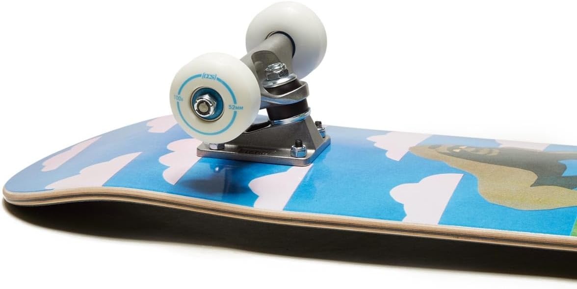 image:imageCCS Mini Skateboard for Kids amp Youth 7 Wide Maple Wood Fully Assembled with Skate Tool amp Stickers Boys amp GirlsGorilla