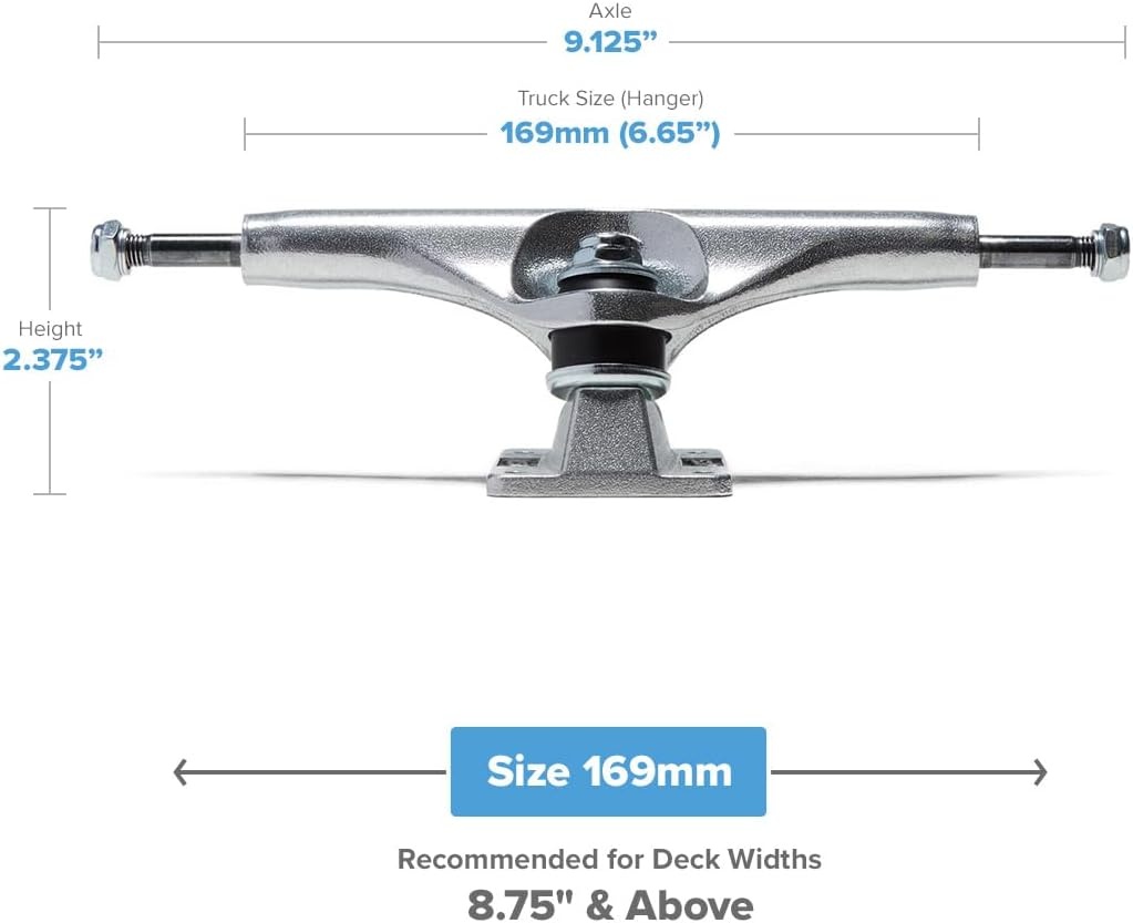 image:imageCCS Skateboard Assembly Kit Professional Grade Set of 2 Trucks 100A Wheels ABEC 7 Bearings 1 Mounting Hardware 18 Riser Pads Bearing SpacersRaw