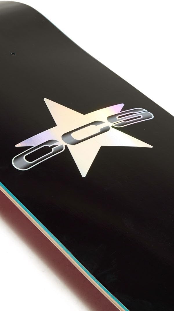 image:imageCCS Skateboard Deck 7 Ply Maple Wood Professional Grade Adults Kids Teens Youth Boys amp Girls97 Star HolographicBlack