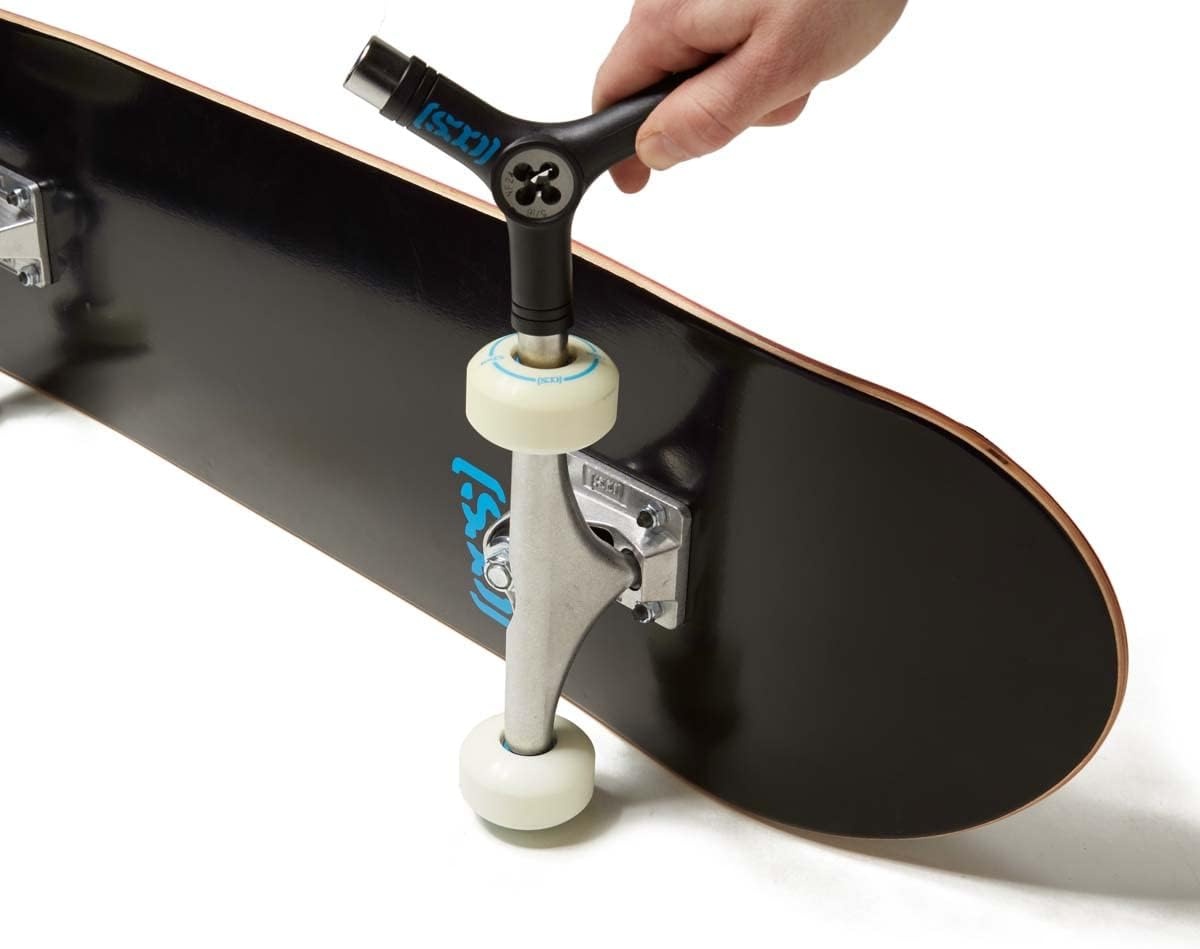 image:imageCCS Skateboard Tool All in One T Tool Metal T Tool WGrip File or Y Tool WRethreaderBlack Rethreader