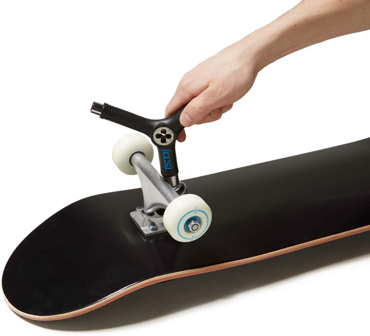 image:imageCCS Skateboard Tool All in One T Tool Metal T Tool WGrip File or Y Tool WRethreaderBlack Rethreader