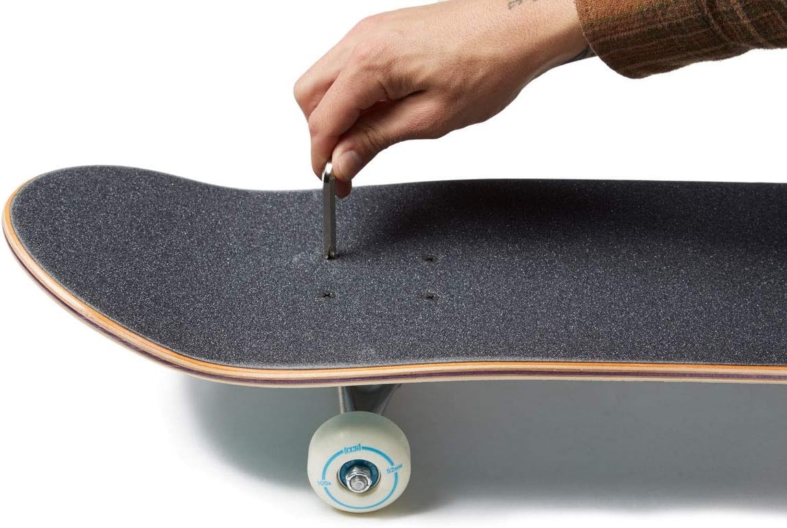 image:imageCCS Skateboard Tool All in One T Tool Metal T Tool WGrip File or Y Tool WRethreaderBlue