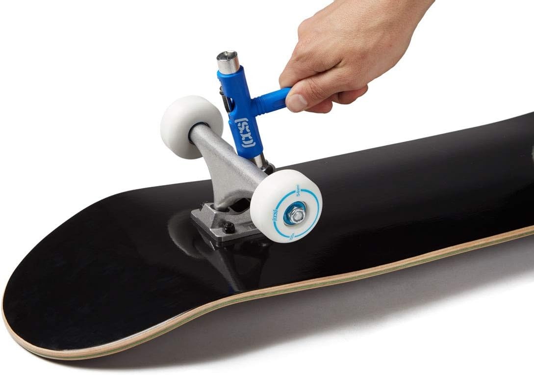 image:imageCCS Skateboard Tool All in One T Tool Metal T Tool WGrip File or Y Tool WRethreaderBlue