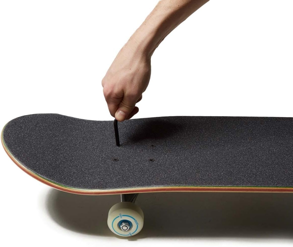 image:imageCCS Skateboard Tool All in One T Tool Metal T Tool WGrip File or Y Tool WRethreaderBlue Rethreader