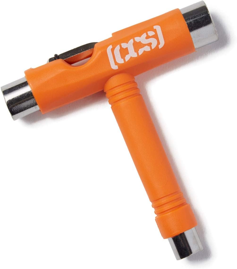 image:imageCCS Skateboard Tool All in One T Tool Metal T Tool WGrip File or Y Tool WRethreaderOrange