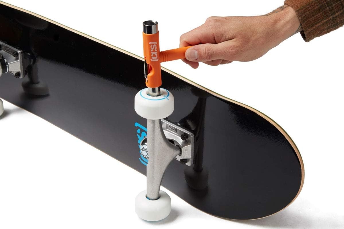 image:imageCCS Skateboard Tool All in One T Tool Metal T Tool WGrip File or Y Tool WRethreaderOrange