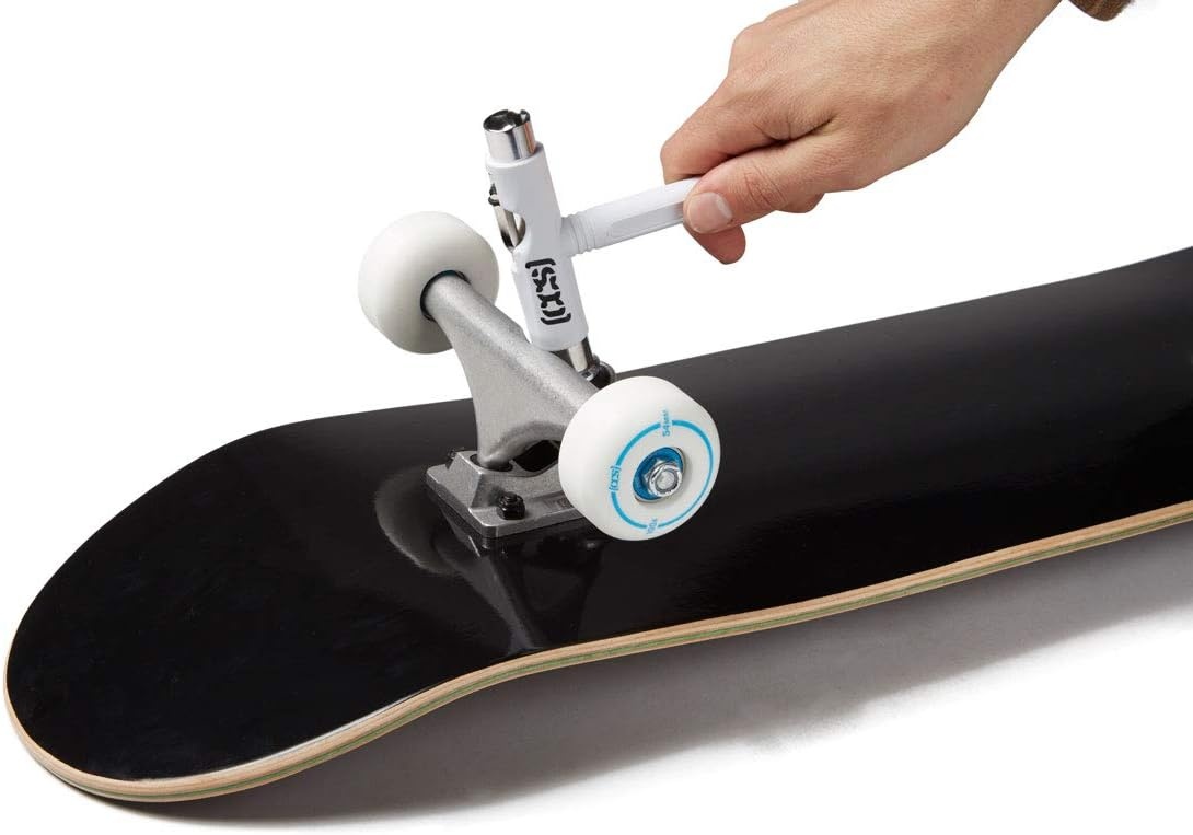 image:imageCCS Skateboard Tool All in One T Tool Metal T Tool WGrip File or Y Tool WRethreaderWhite