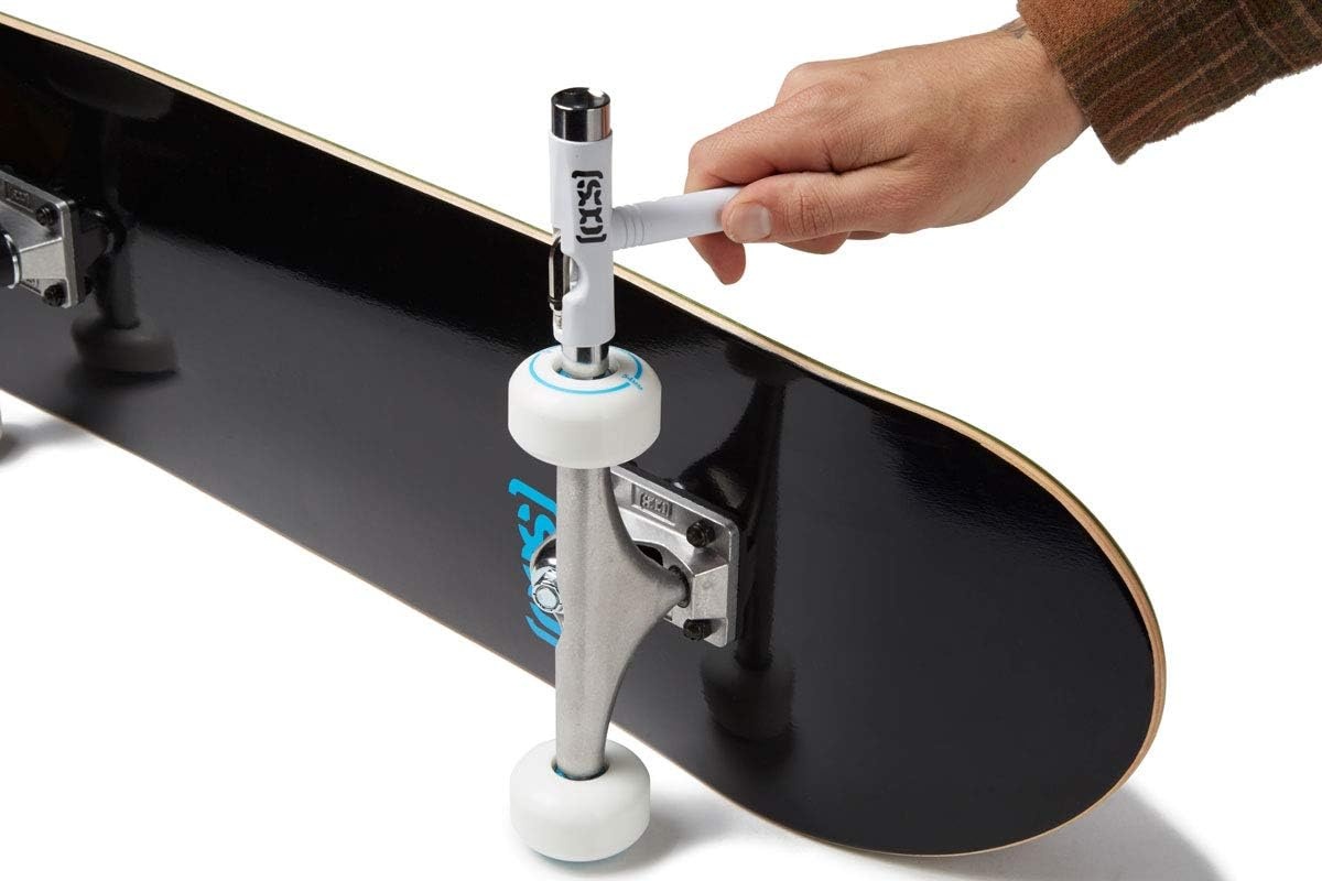image:imageCCS Skateboard Tool All in One T Tool Metal T Tool WGrip File or Y Tool WRethreaderWhite