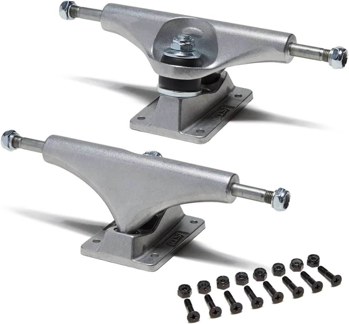 image:imageCCS Skateboard Trucks 109mm 129mm 139mm 144mm 149mm 169mm BlackRaw W1 Mounting HardwareRaw