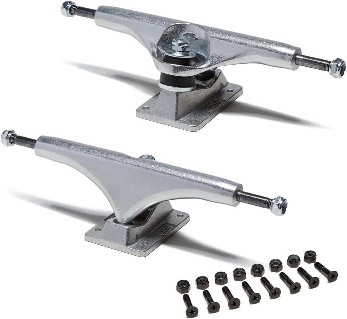 image:imageCCS Skateboard Trucks 109mm 129mm 139mm 144mm 149mm 169mm BlackRaw W1 Mounting HardwareRaw