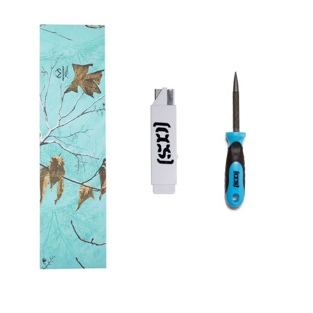 image:imageCCS Black Grip Tape with 2in1 File Tool and Razor BladeRealtree Sea Glass