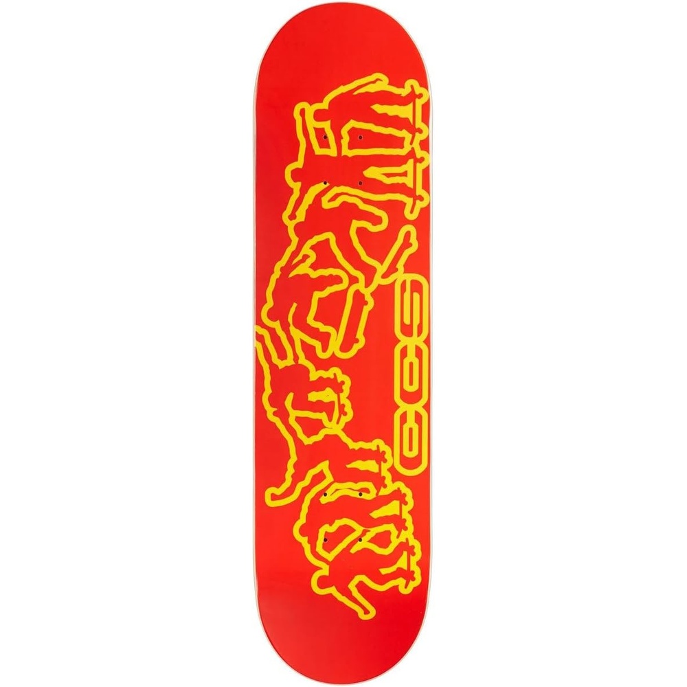 image:imageCCS Graphic Skateboard Deck 7 Ply Maple Wood Professional Grade Adults Kids Teens Youth Boys amp GirlsKickflip 2000 Red