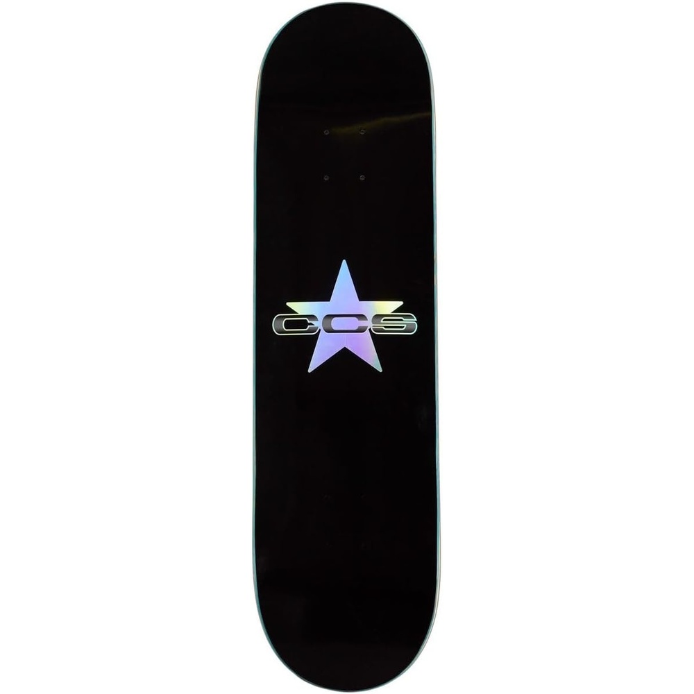 image:imageCCS Skateboard Deck 7 Ply Maple Wood Professional Grade Adults Kids Teens Youth Boys amp Girls97 Star HolographicBlack