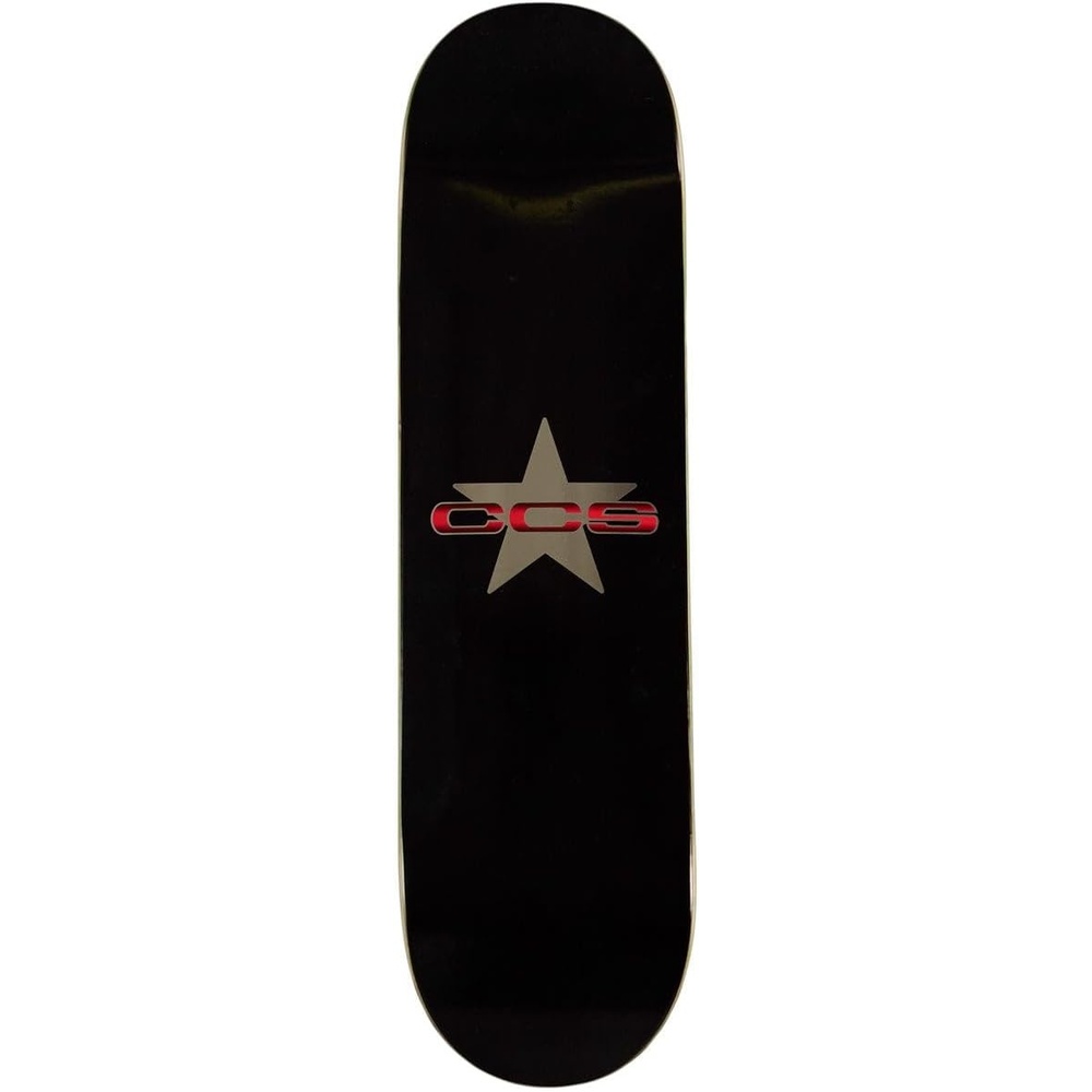 image:imageCCS Skateboard Deck 7 Ply Maple Wood Professional Grade Adults Kids Teens Youth Boys amp Girls97 Star SilverRed