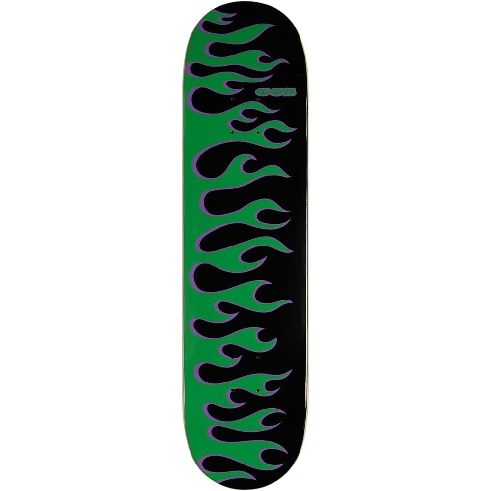 image:imageCCS Skateboard Deck  7 Ply Maple Wood  Professional Grade  Adults Kids Teens Youth  Boys amp GirlsFlames BlackGreen