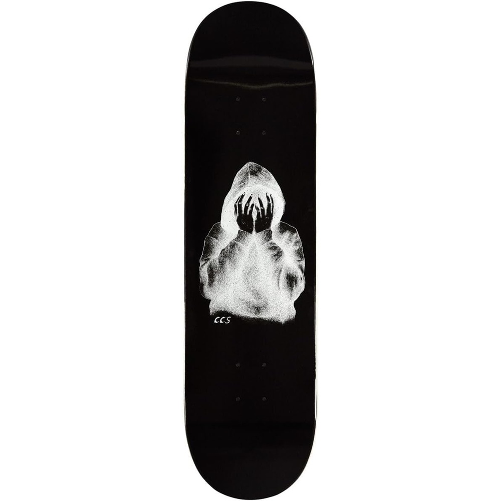 image:imageCCS Trent Richardson Artist Series Skateboard Deck 7 Ply Maple Wood Professional Grade Adults Kids Teens Youth Boys amp GirlsSmile on The Surface Black