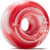 image:imageCCS Skateboard Wheels  Professional Grade  Polyurethane  100A Durometer  Sizes 52mm 53mm 54mm amp 56mm  Set of 4Red Swirl