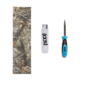 [CCS] Black Grip Tape with 2-in-1 File Tool and Razor Blade(Realtree Edge)
