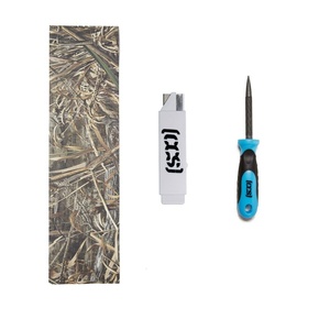 [CCS] Black Grip Tape with 2-in-1 File Tool and Razor Blade(Realtree Max 5)