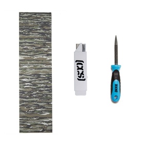 [CCS] Black Grip Tape with 2-in-1 File Tool and Razor Blade(Realtree Original)