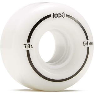 [CCS] Cruiser Skateboard Wheels | Professional Grade | Polyurethane | 78A Durometer | Sizes 52mm, 54mm, & 57mm | Set of 4(54mm)