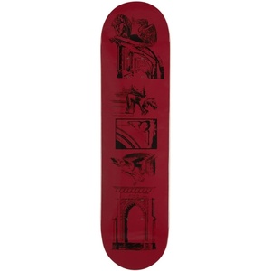 [CCS] Gothic Series Skateboard Deck | 7 Ply Maple Wood | Professional Grade | Adults, Kids, Teens, Youth | Boys & Girls(Gargoyle Red)