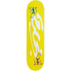 [CCS] Graphic Skateboard Deck | 7 Ply Maple Wood | Professional Grade | Adults, Kids, Teens, Youth | Boys & Girls(Ink Blot Yellow)