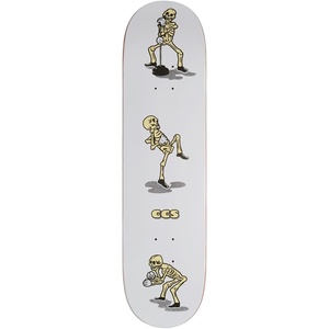 [CCS] Skateboard Deck | 7 Ply Maple Wood | Professional Grade | Adults, Kids, Teens, Youth | Boys & Girls(Vine Skeleton White)