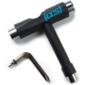 [CCS] Skateboard Tool – All in One T Tool, Metal T Tool W/Grip File, or Y Tool W/Rethreader(Black)