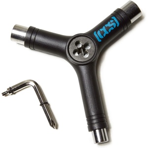 [CCS] Skateboard Tool – All in One T Tool, Metal T Tool W/Grip File, or Y Tool W/Rethreader(Black Rethreader)