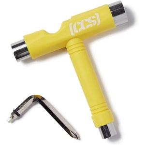 [CCS] Skateboard Tool – All in One T Tool, Metal T Tool W/Grip File, or Y Tool W/Rethreader(Yellow)